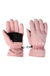 Kids Ski Gloves Pale Pink