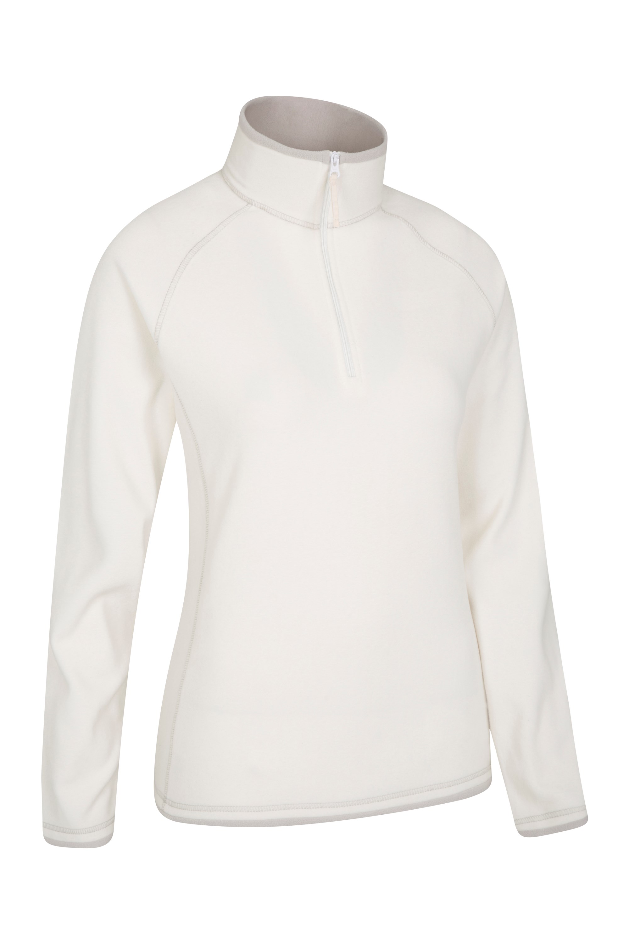 women's white fleece top