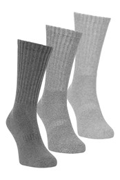 Outdoor Sock 3 Pack Grey