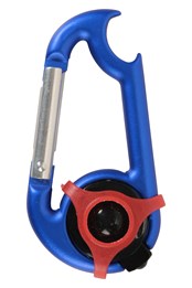 Karabiner - LED with Bottle Opener Blue
