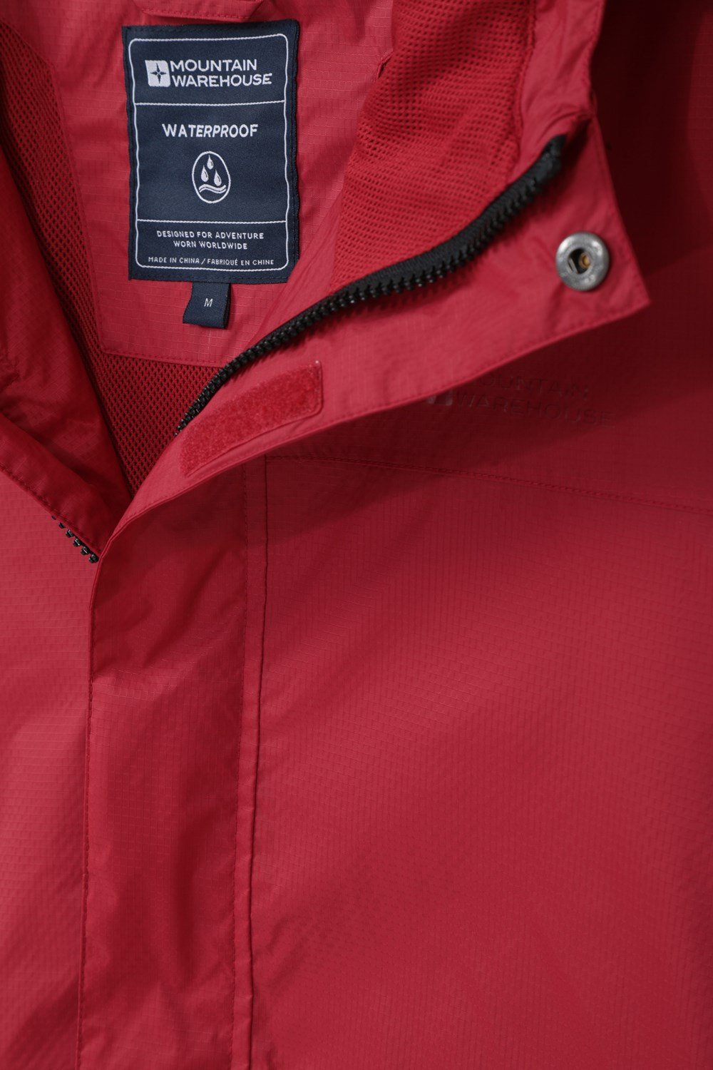 Mountain Warehouse Mens Waterproof Jacket Lightweight Zip Pockets ...
