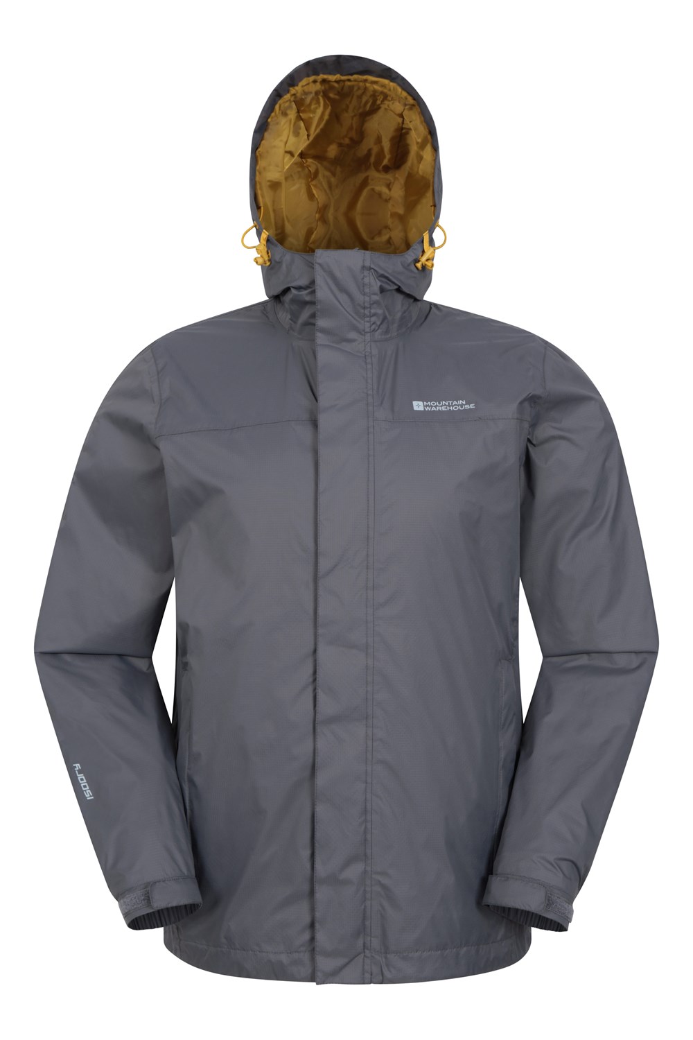 Mountain Warehouse Mens Waterproof Jacket Lightweight Zip Pockets ...
