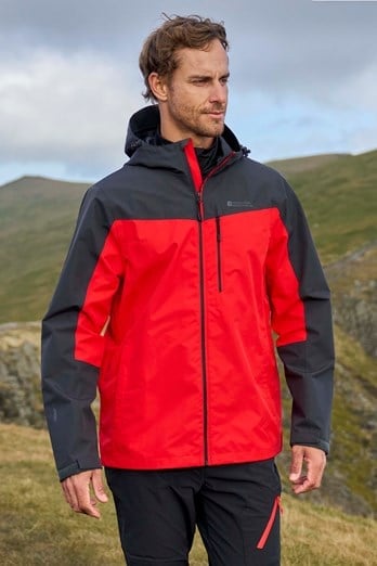 Brisk Extreme Mens Waterproof Jacket Active Red