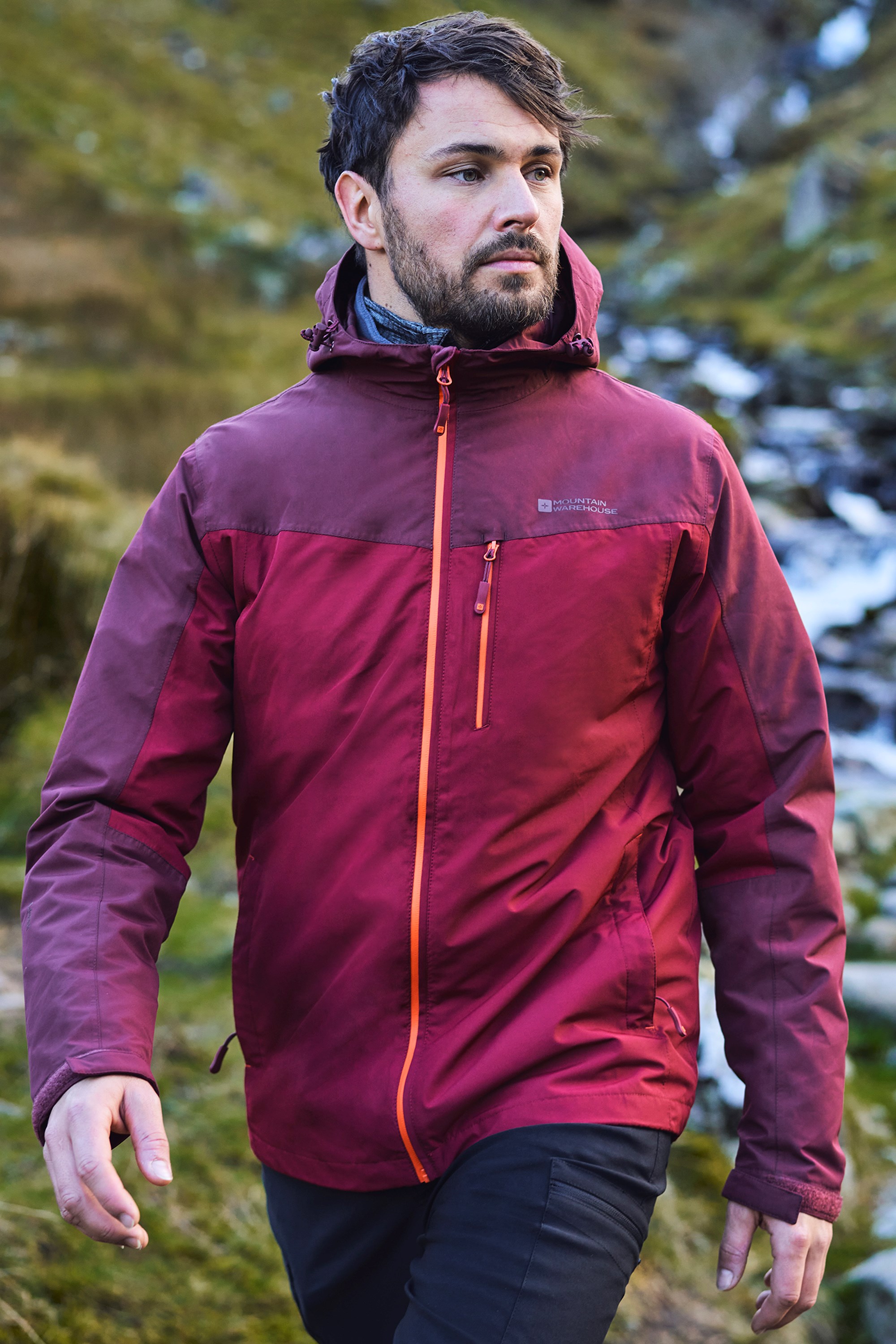 Veste Imperméable Hommes Brisk Extreme - Rouge