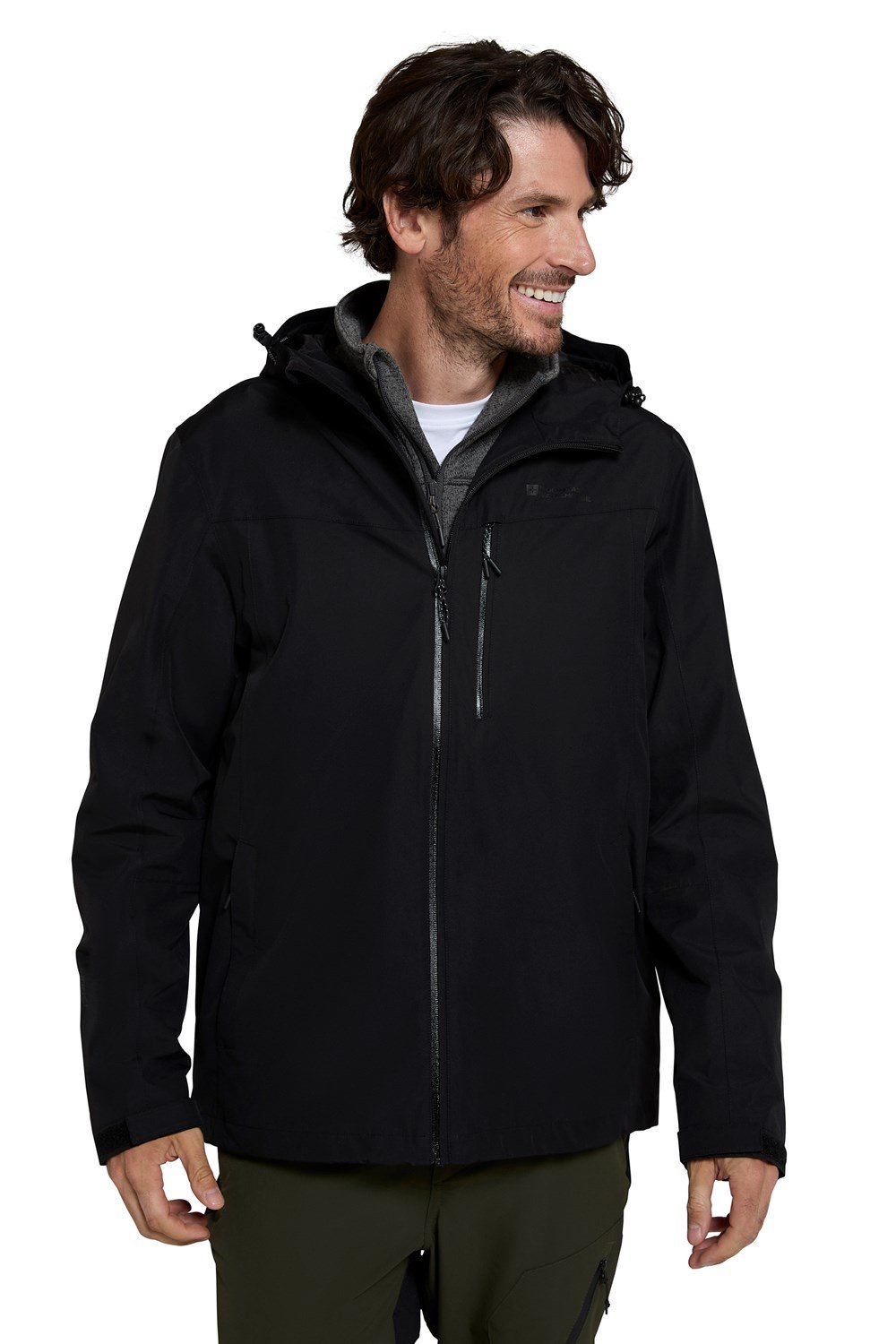 Mountain Warehouse Brisk Extreme Mens Waterproof Jacket Taped Seams Coat Cagoule - Picture 59 of 78