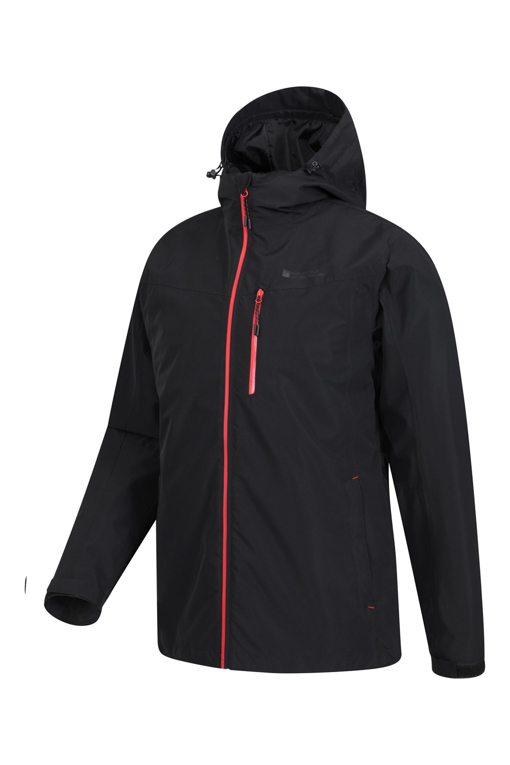 Mountain Warehouse Brisk Extreme Mens Waterproof Jacket Taped Seams ...