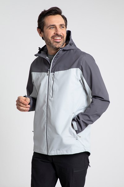 Brisk Extreme Mens Waterproof Jacket - Grey