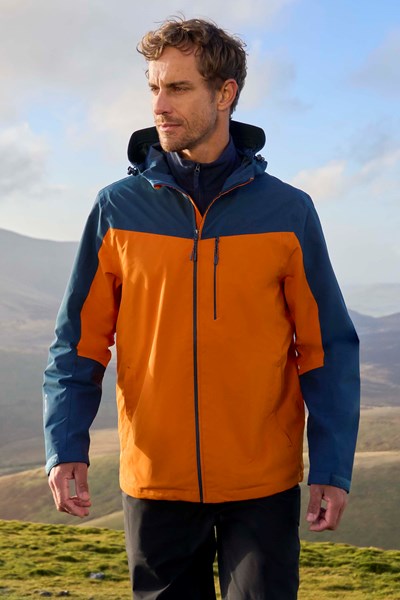 Brisk Extreme Mens Waterproof Jacket - Orange