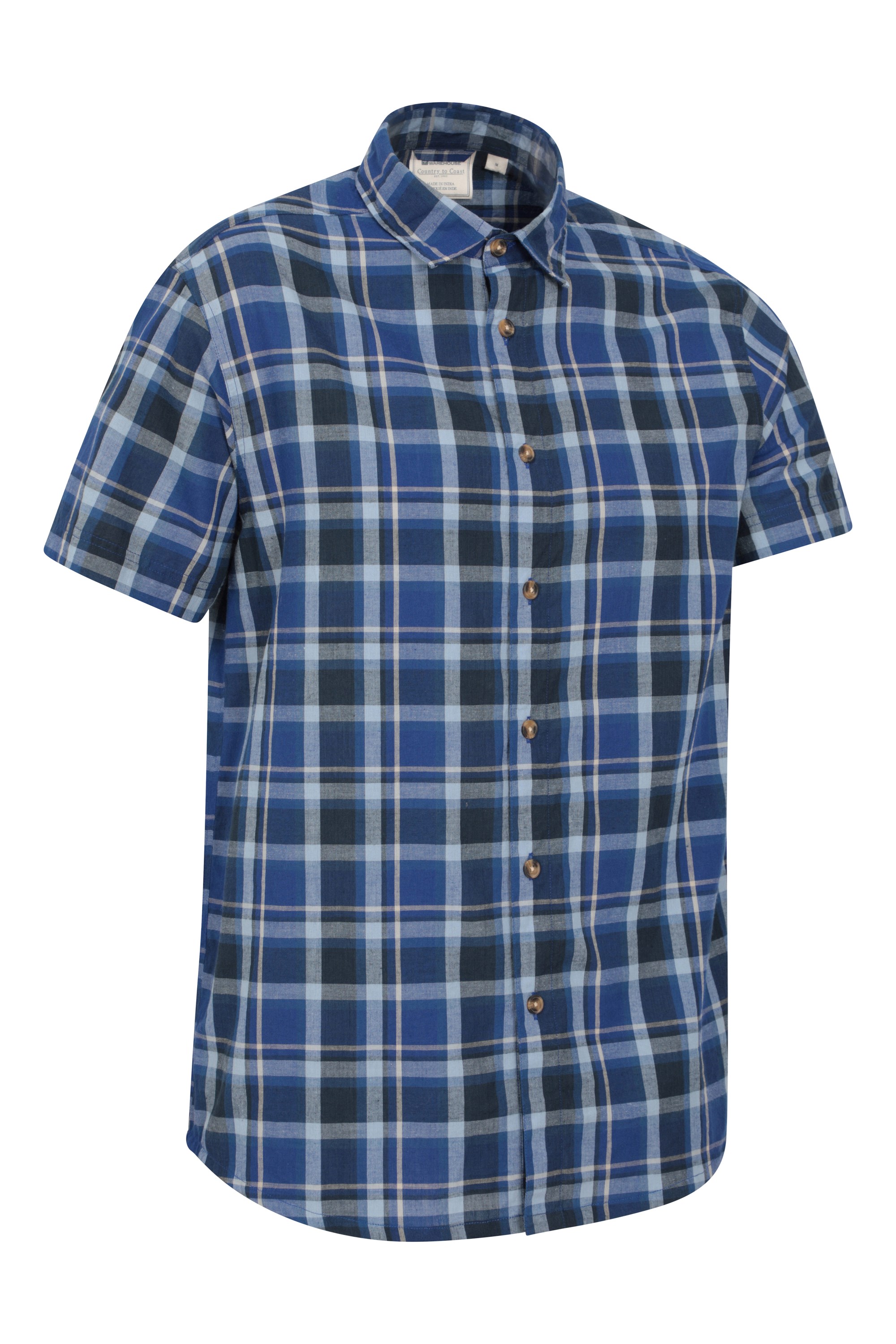 Mountain Warehouse Weekender Mens Shirt - Blue | Size 3XL
