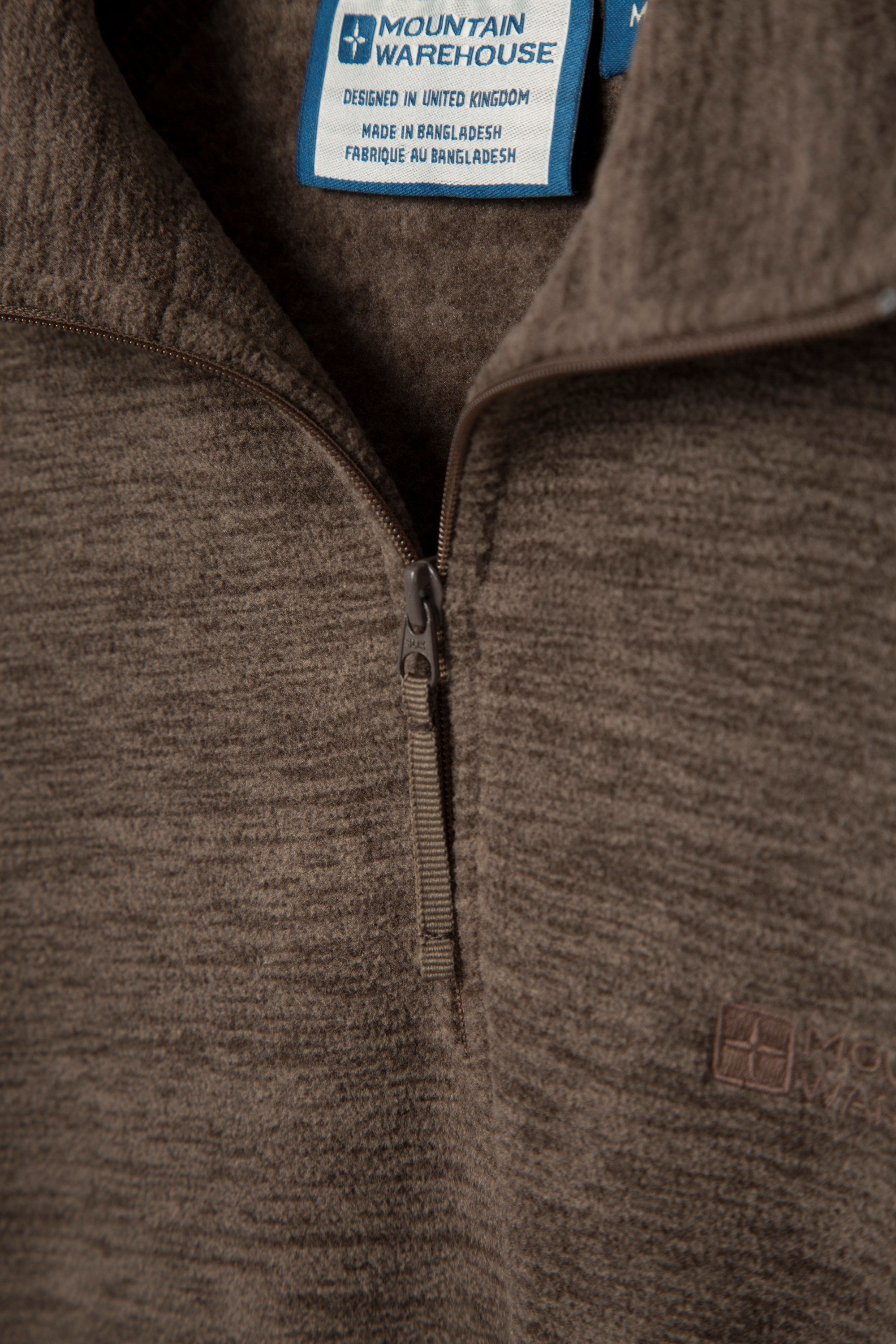 Mountain Warehouse Snowdon Full Zip Fleece Antipill /& Breathable
