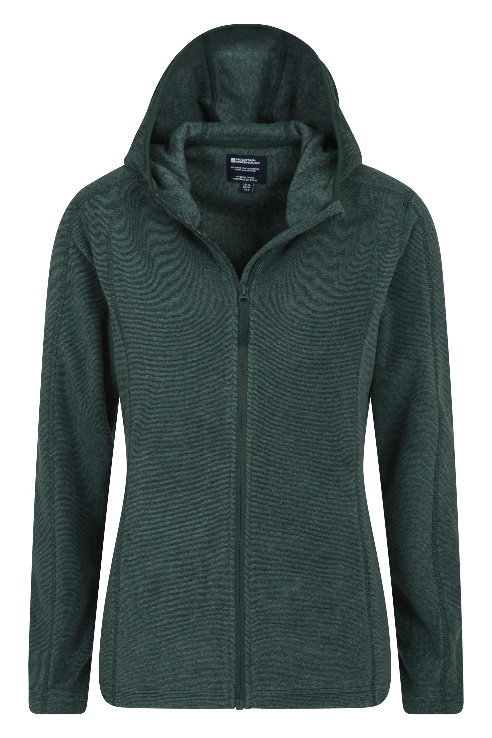 Hebridean Melange Womens Fleece-Hoodie