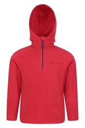 Camber Kinder Microfleece Pullover Rot