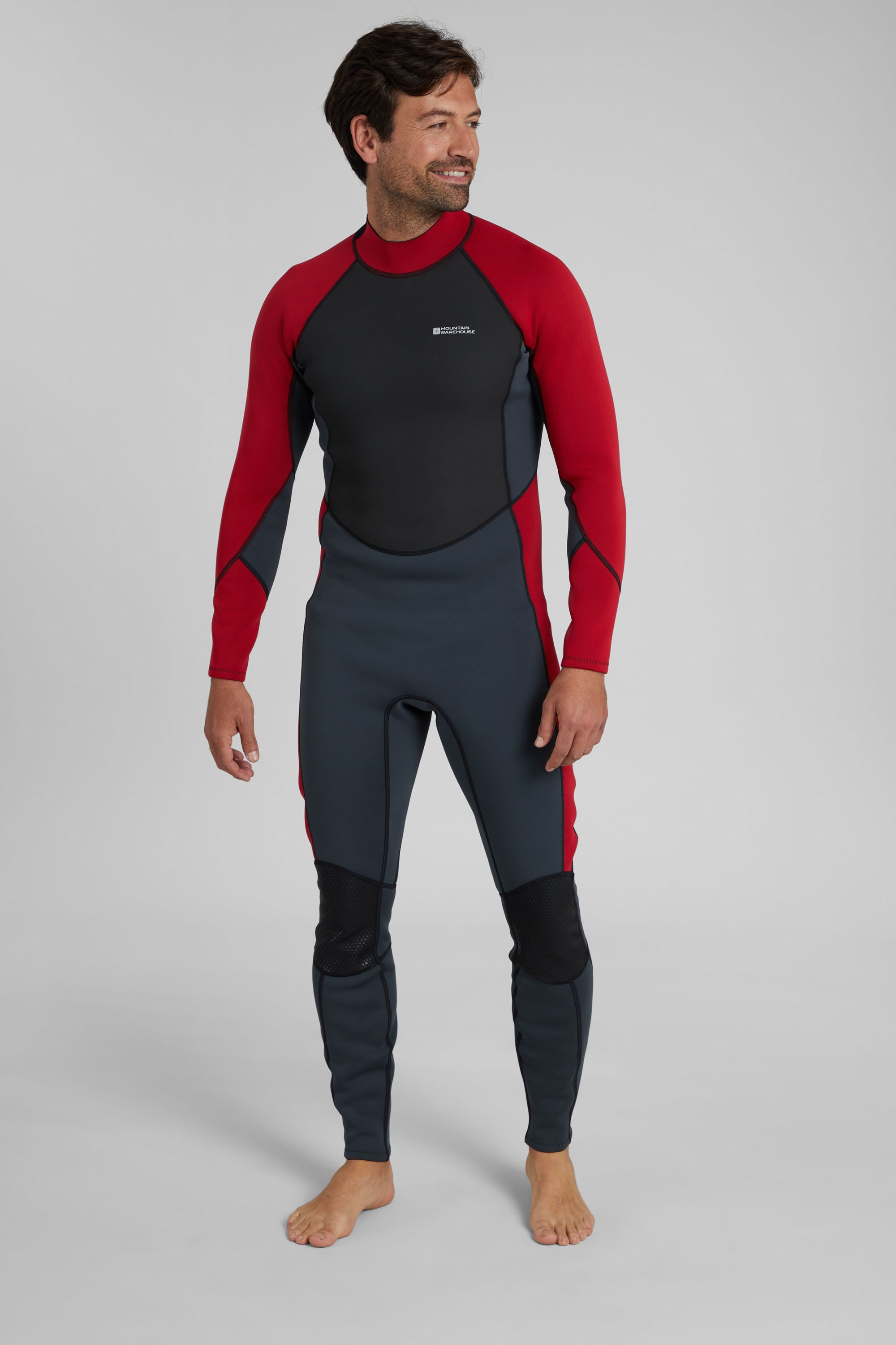 Mountain Warehouse Mens Wetsuit with Neoprene Fabric and Flat Seams 2.5 mm 