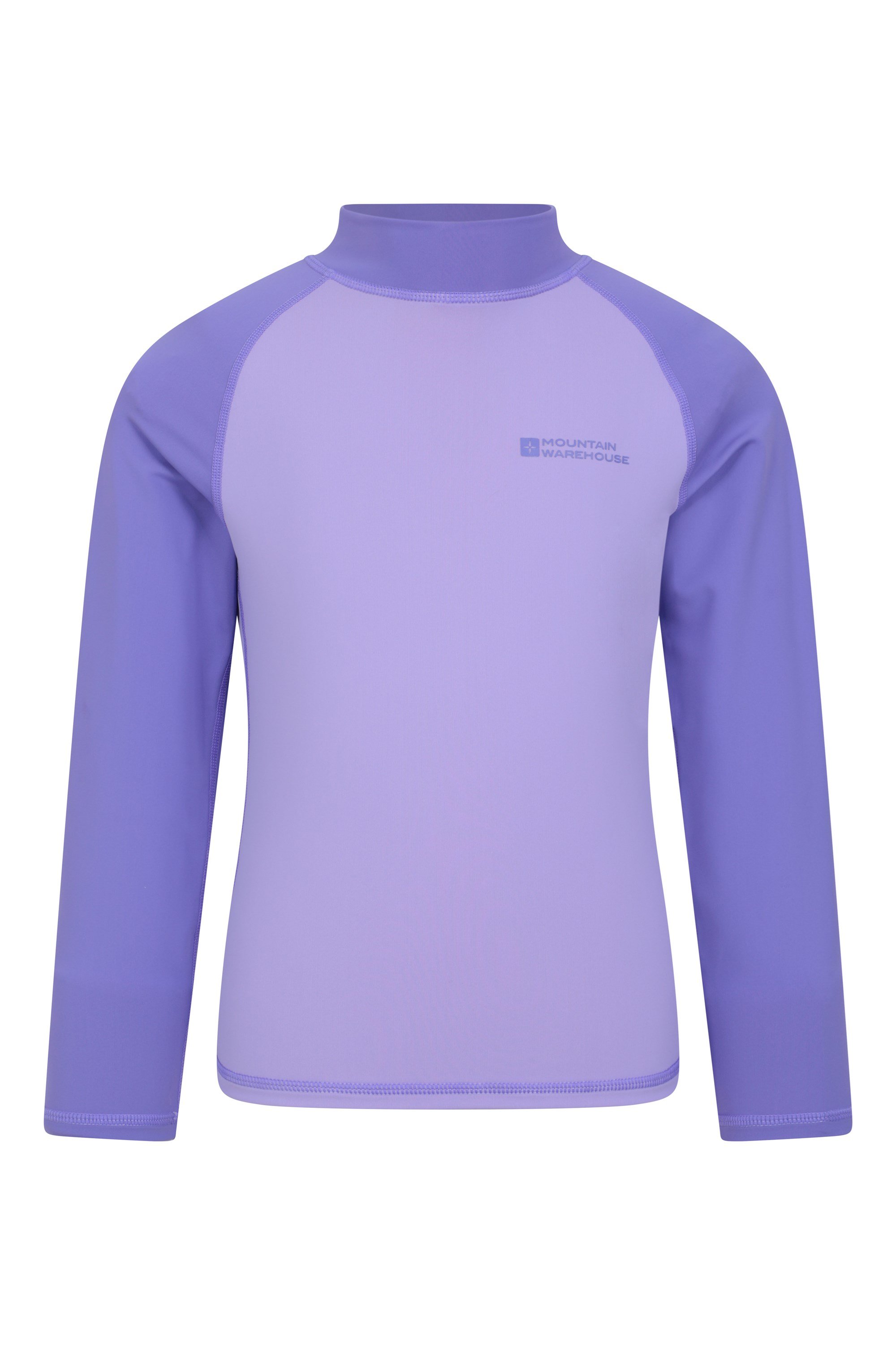 Kids Long Sleeved Rash Vest - Purple