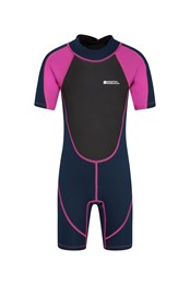 Junior Shorty Wetsuit Pink