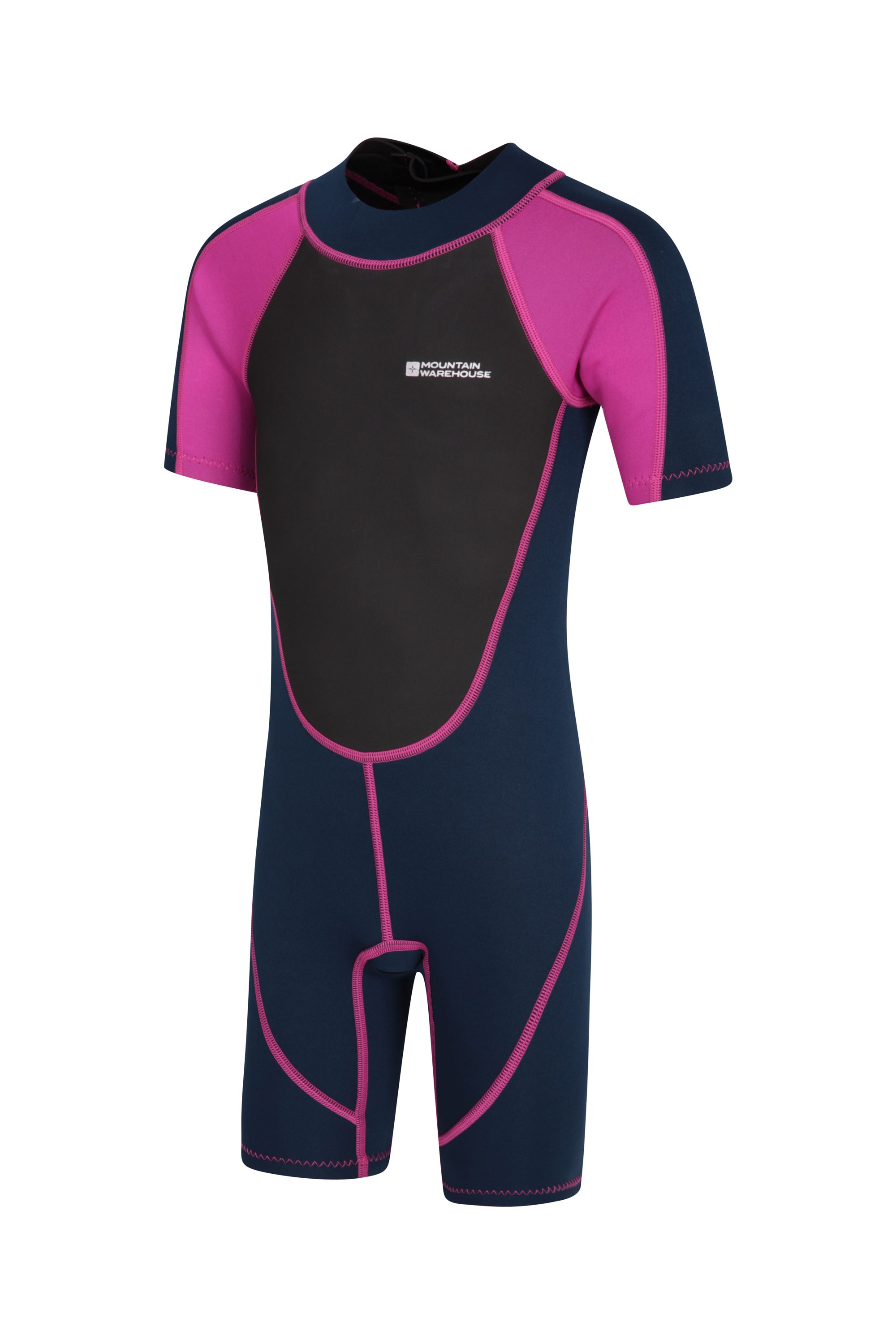 Mountain Warehouse Junior Shorty Wetsuit for Diving Neoprene Kids Wetsuit Flat Seams Childrens Wetsuit Easy Glide Zip Summer Wetsuit Adjustable Neck Swimming Suit