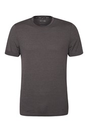 T-Shirt Agra Melange Hommes Noir