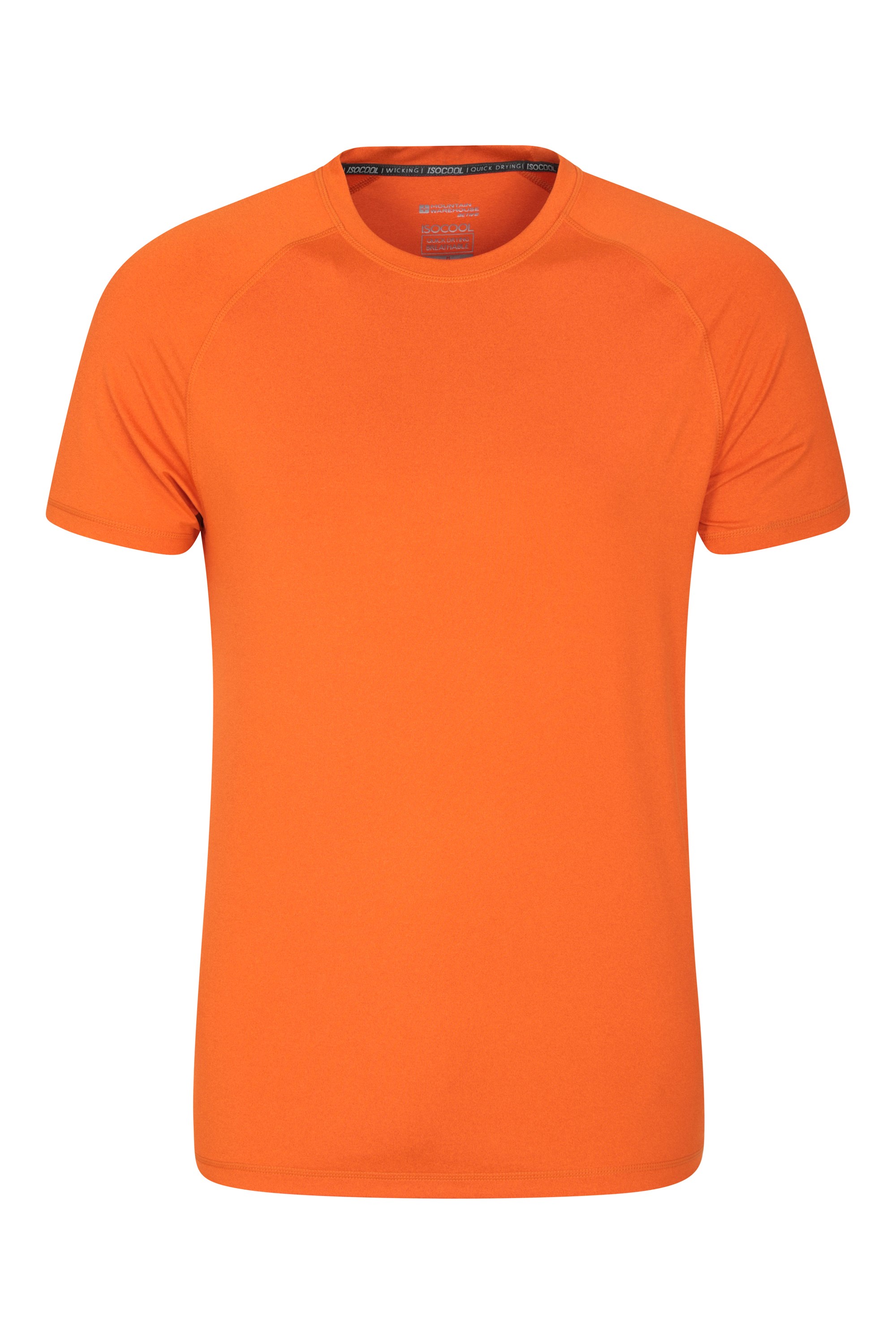 Agra Mens Melange T-Shirt - Burnt Orange