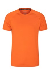 Męski T-shirt Agra Melange Burnt Orange