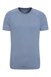 Męski T-shirt Agra Melange Ciemny niebieski