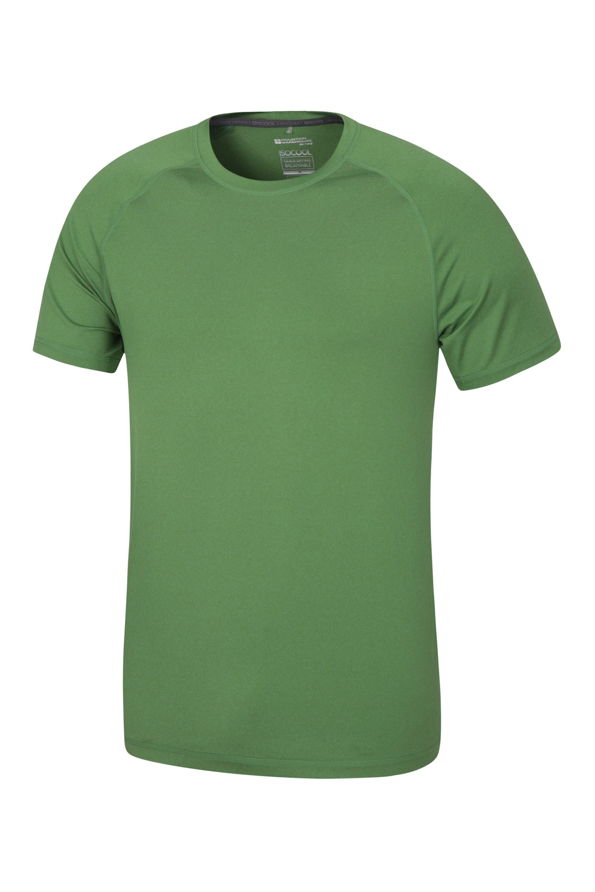 Agra Mens Melange T-Shirt - Green