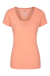 Agra Quick-Dry Womens T-Shirt Coral