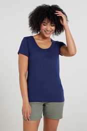 Camiseta Transpirable Agra para mujer Azul Marino