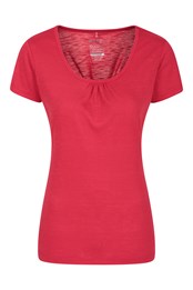 Agra Quick-Dry Womens T-Shirt Red