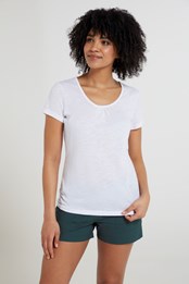 Damski T-shirt Agra  Biały
