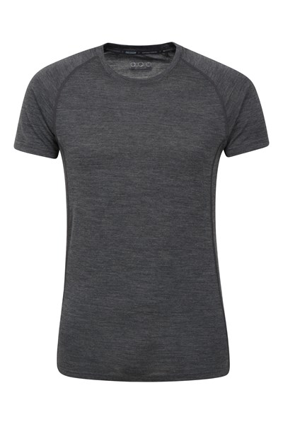 Summit Mens Merino T-Shirt - Grey