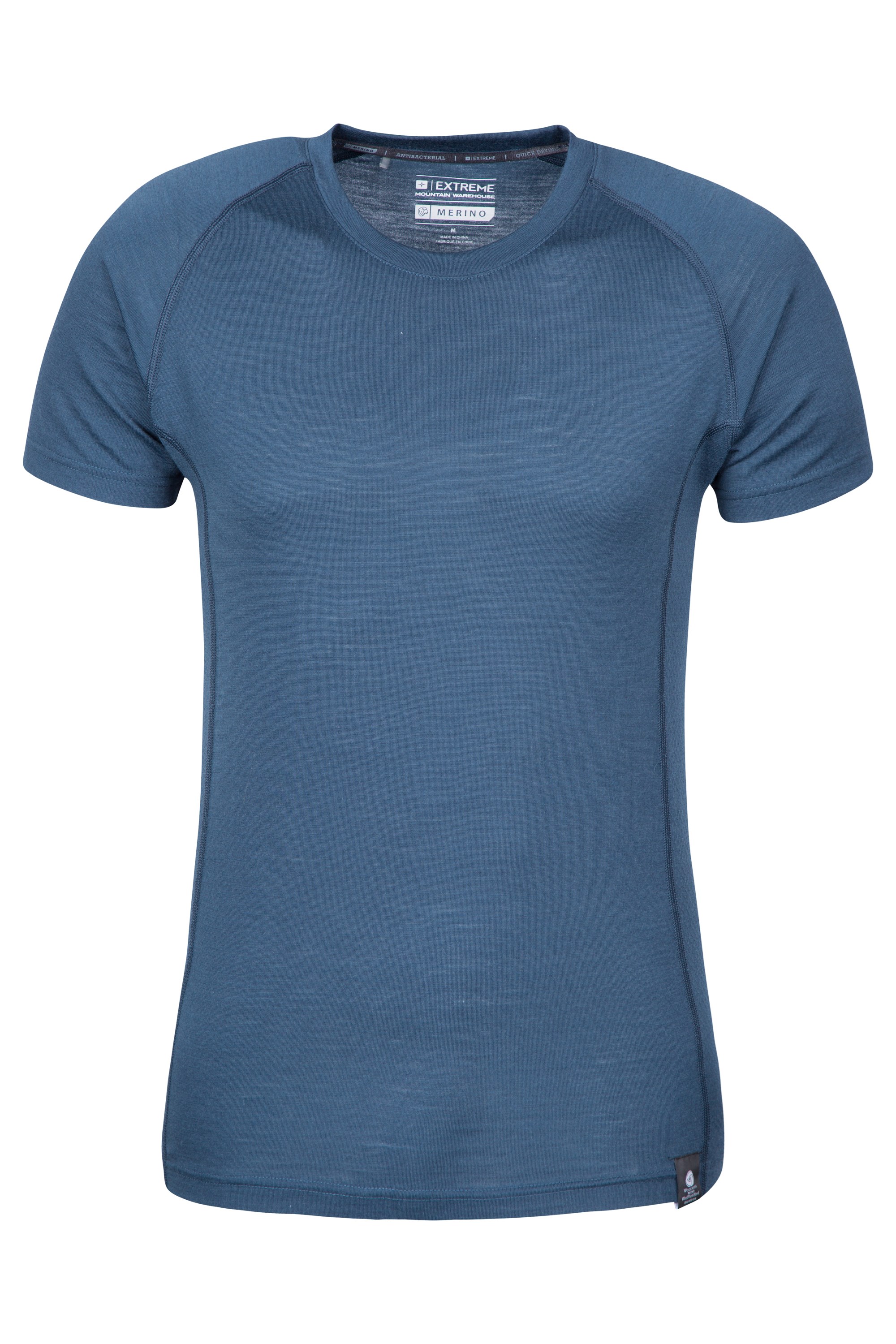 T-Shirt Summit Merino Hommes - Bleu Marine