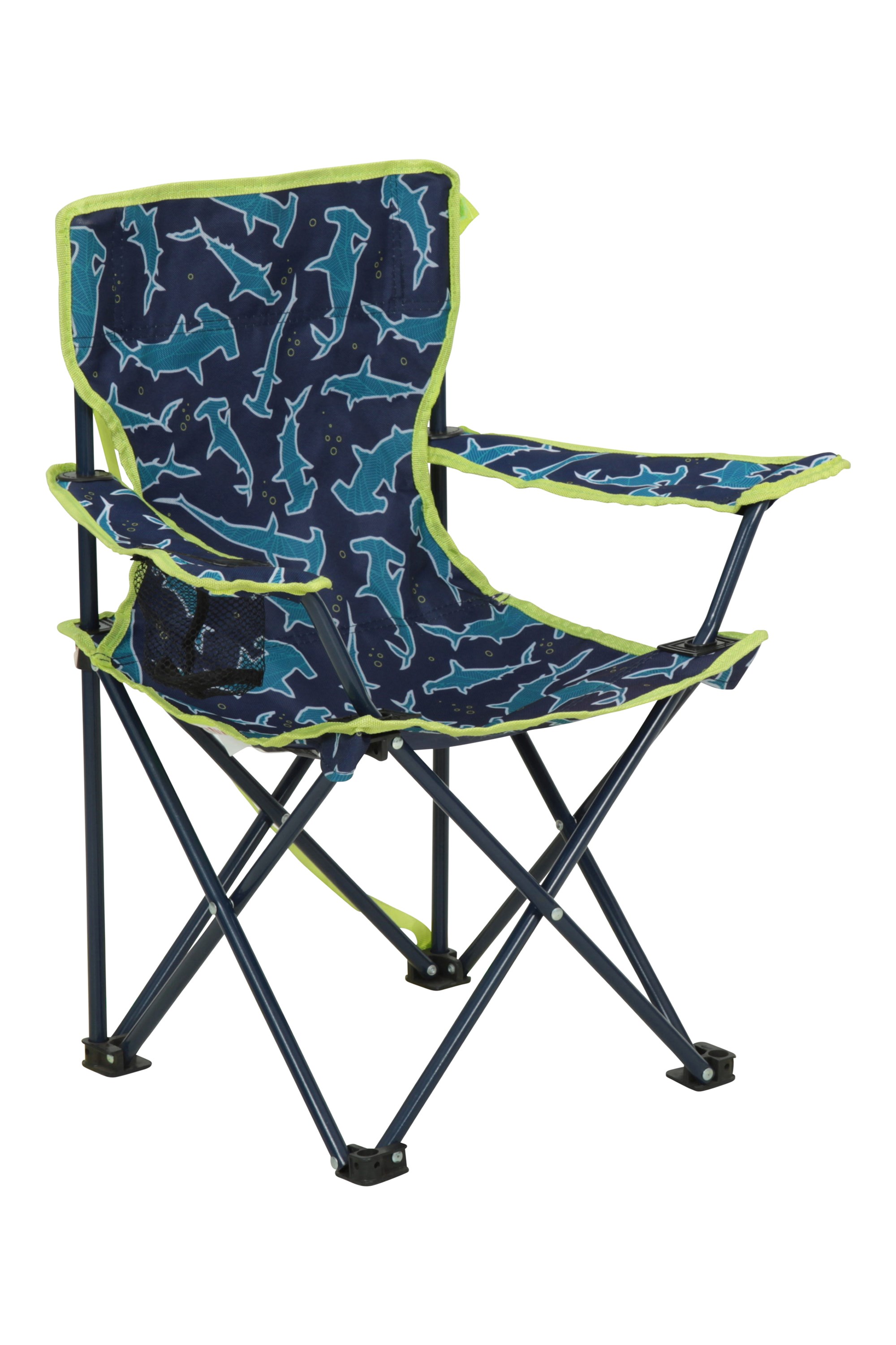 Mountain Warehouse Patterned Folding Chair with Arms & Cup Holder One Size 