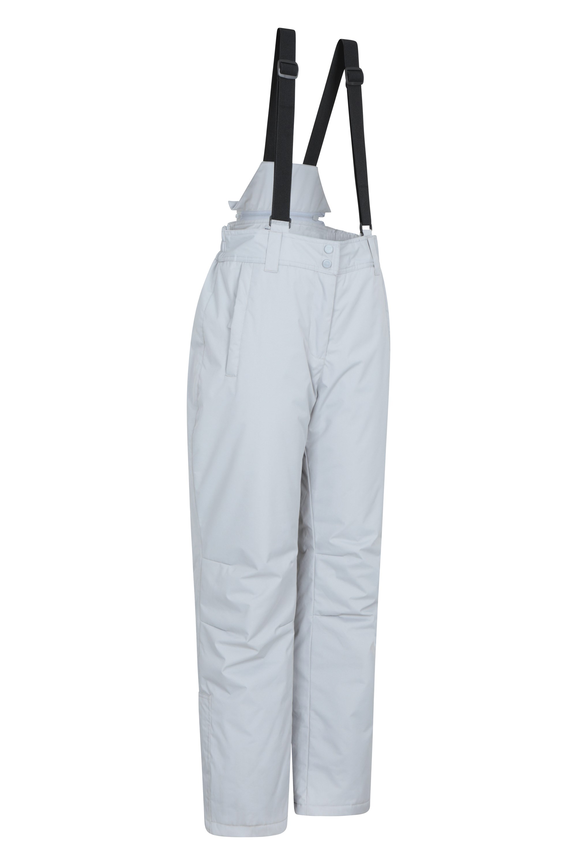 NEW Womens Mountain Warehouse Ski Trousers Salopettes 8 Grey Textured RRP £99.99 