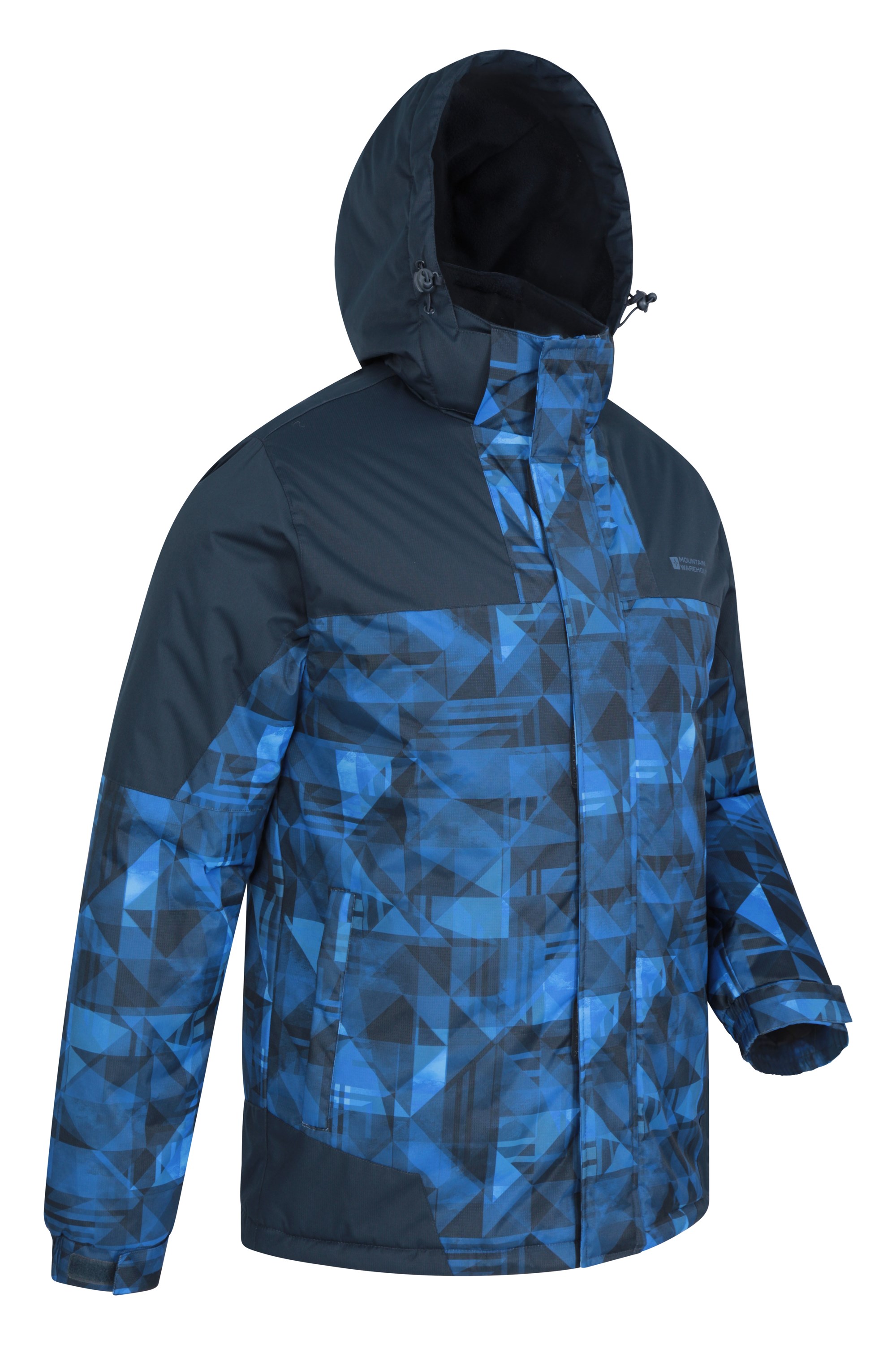 Mountain Warehouse Mens Snowproof Ski Jacket Fleece Lined Insulated Winter Coat 
