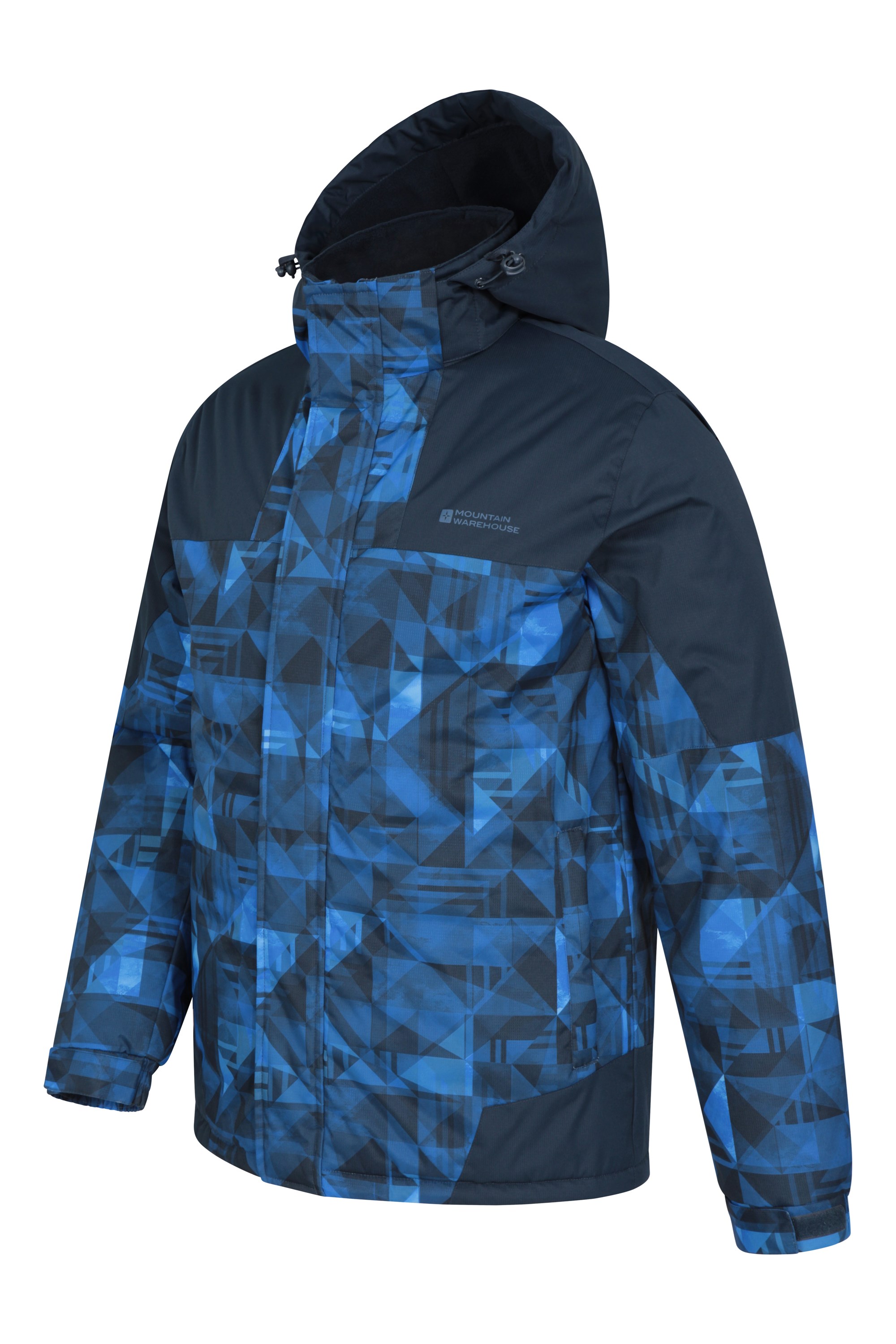 Insulated & Fleece Mountain Warehouse Shadow Mens Printed Ski Jacket Snow Proof
