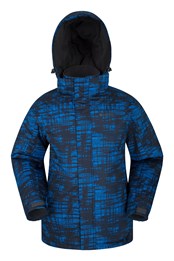 Shadow Mens Printed Ski Jacket Cobalt