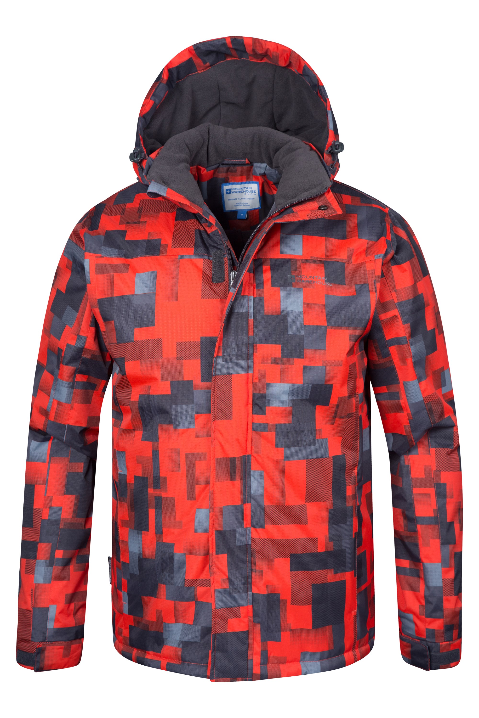 Veste de Ski Imprimée Homme Shadow | Mountain Warehouse FR Veste de Ski Imprimée Homme Shadow | Mountain Warehouse FR