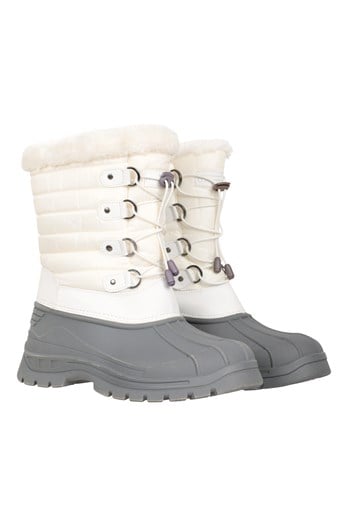 Whistler Womens Adaptive Snow Boots White