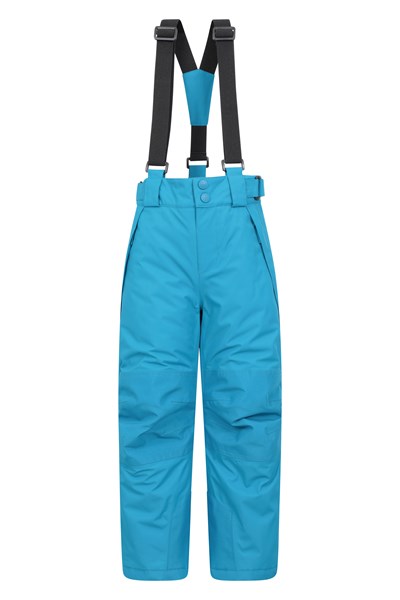 Falcon Extreme Kids Waterproof Ski Pants - Light Blue