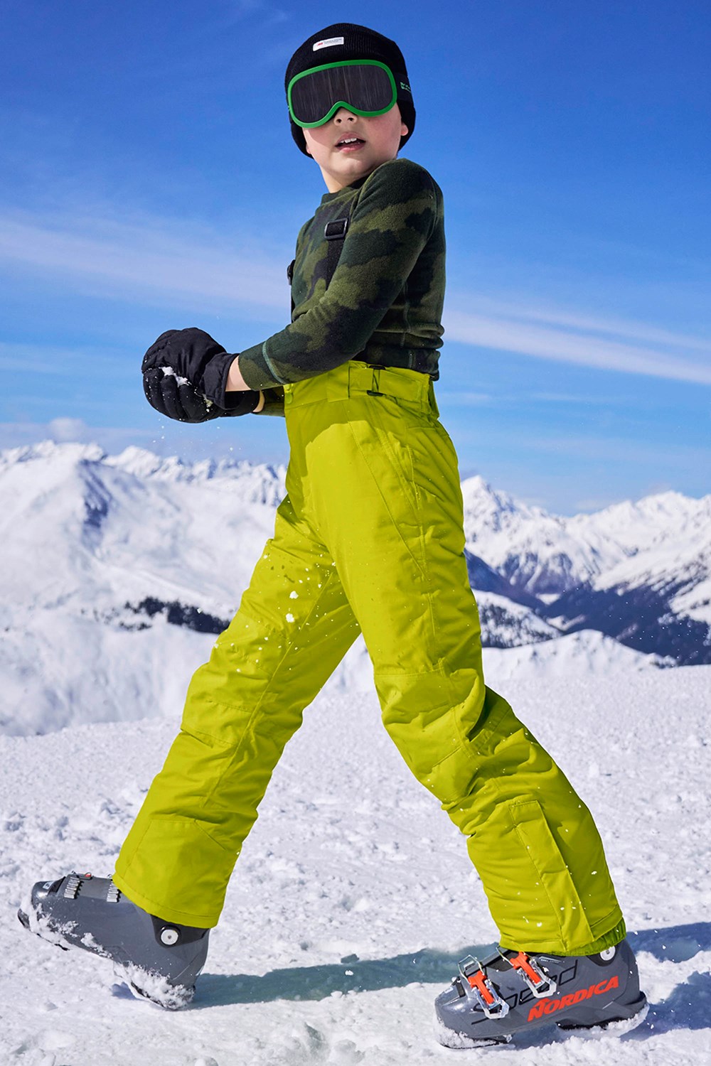 Mountain Warehouse Kids Falcon Snow Pant Extreme Waterproof Breathable Trousers - Picture 92 of 157