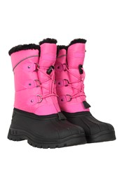 Whistler Kids Adaptive Snow Boots Pink