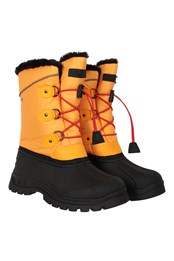 Whistler Kids Adaptive Snow Boots Yellow