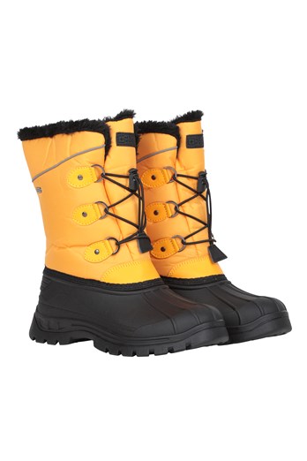 Whistler Kids Adaptive Snow Boots Yellow
