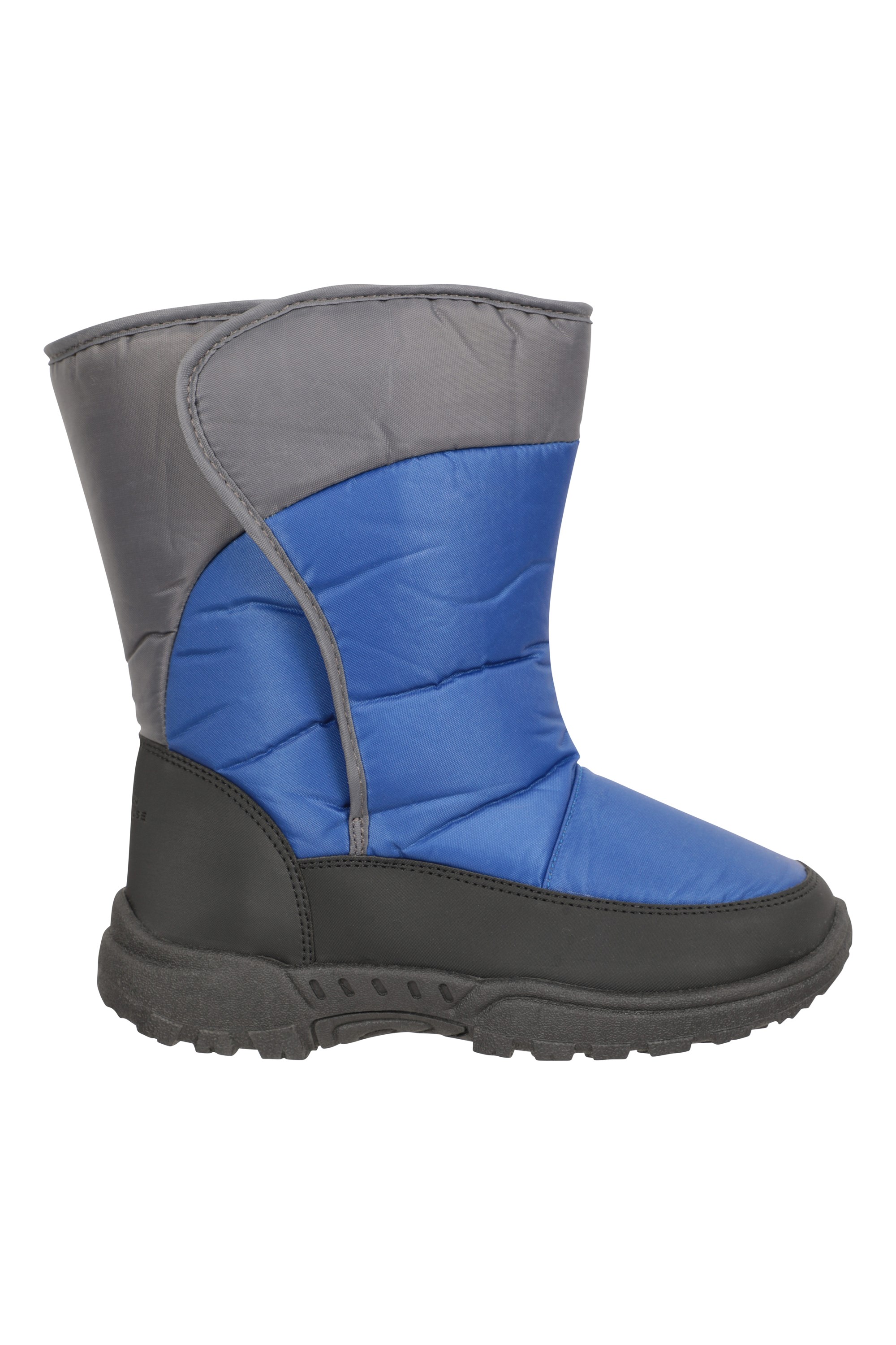 Kids Caribou Single Stripe Adaptive Snow Boots - Blue