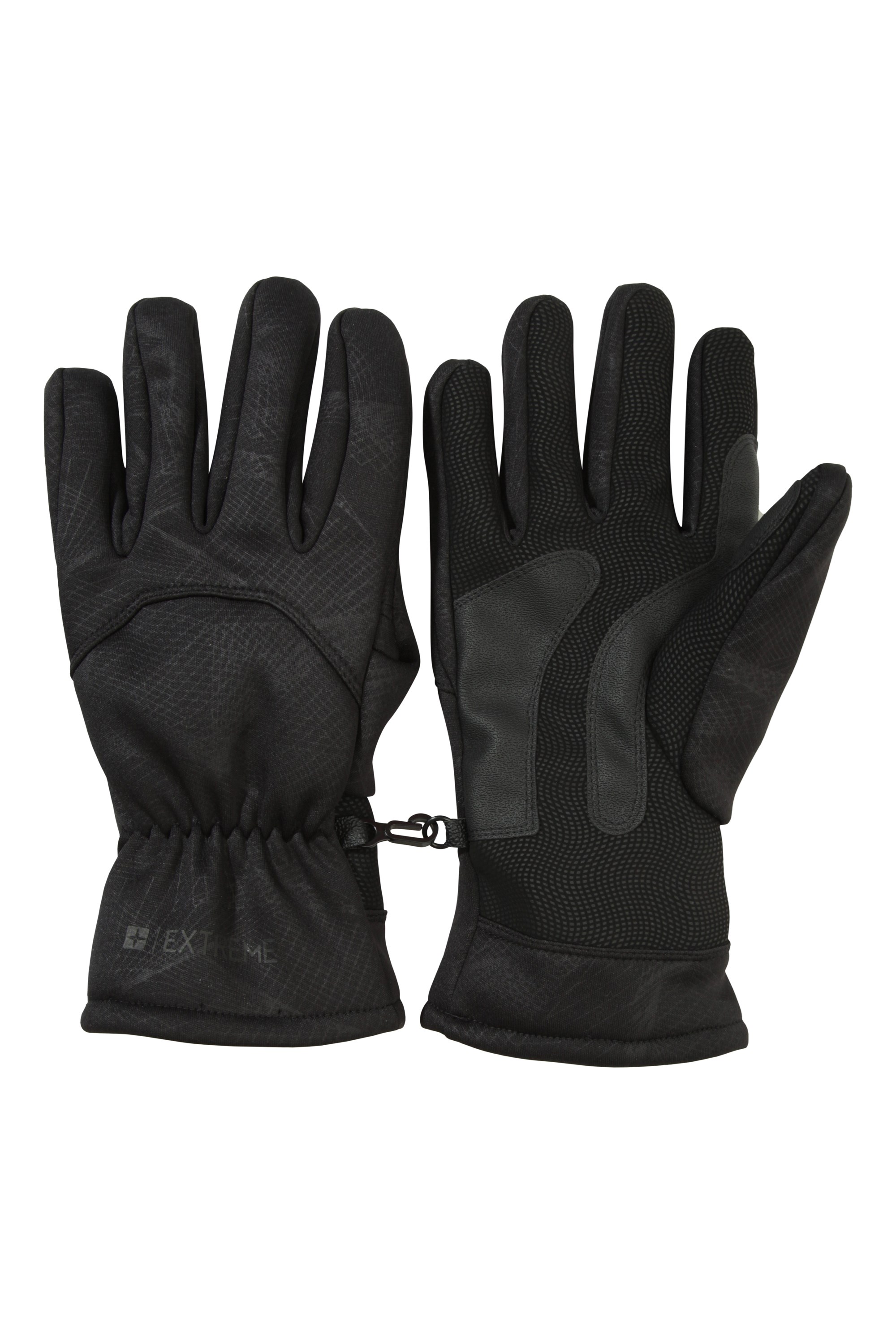 Mountain Warehouse Mens Windproof Extreme Gloves with Water-Resistant 