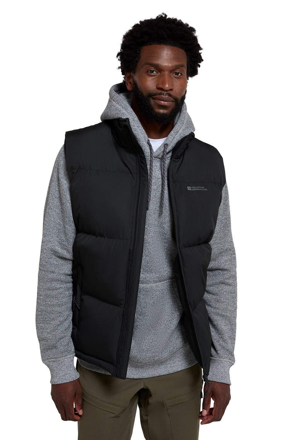 Mountain Warehouse Mens Padded Gilet Insulated Bodywarmer Sleeveless Coat - Picture 22 of 34
