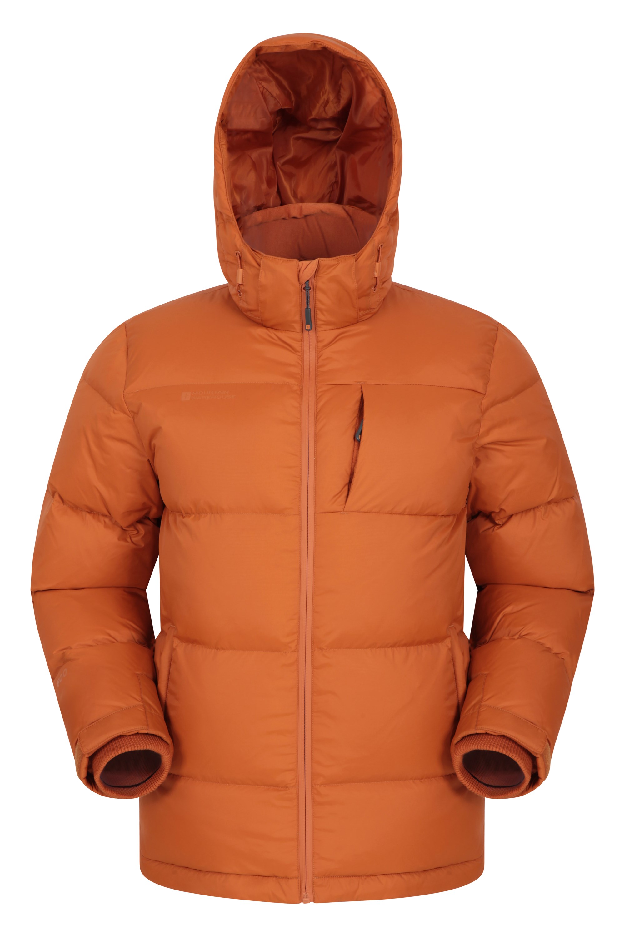 Mountain Warehouse Mens Down Padded Jacket Water Resistant Winter Coat 