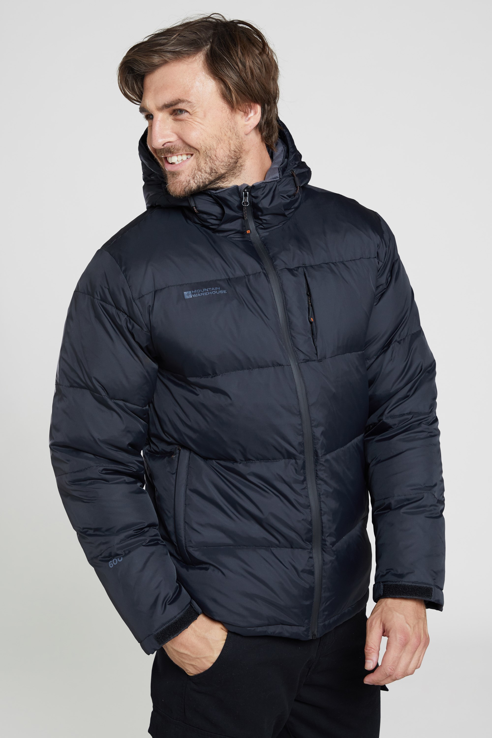 Frost Extreme Mens Down Padded Jacket - Charcoal