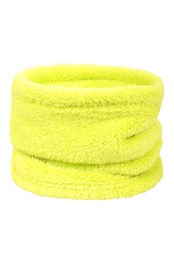 Kids Sherpa Fleece Neck Gaiter Lime