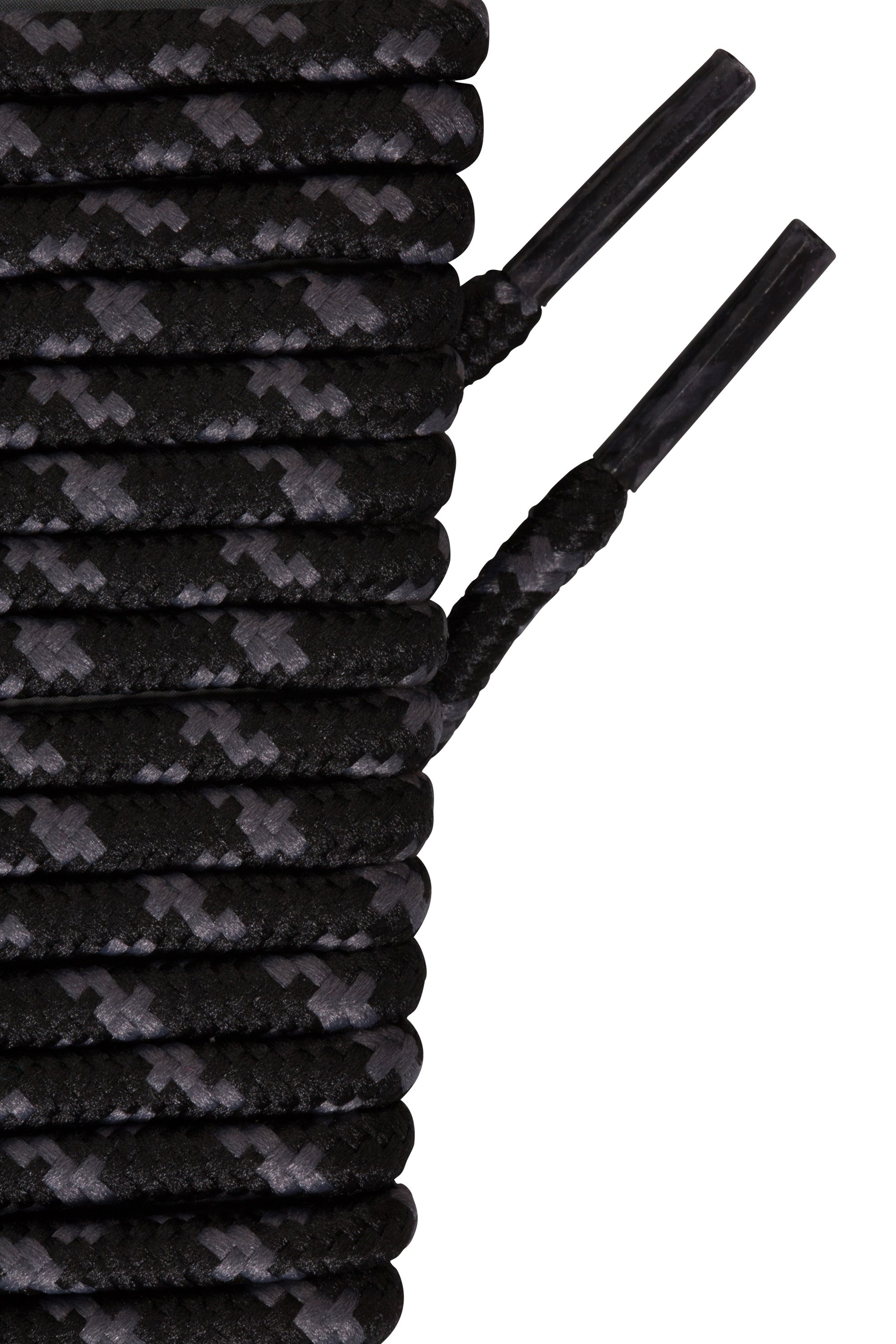 Mountain Warehouse Round Textured Shoe Laces 100cm Black